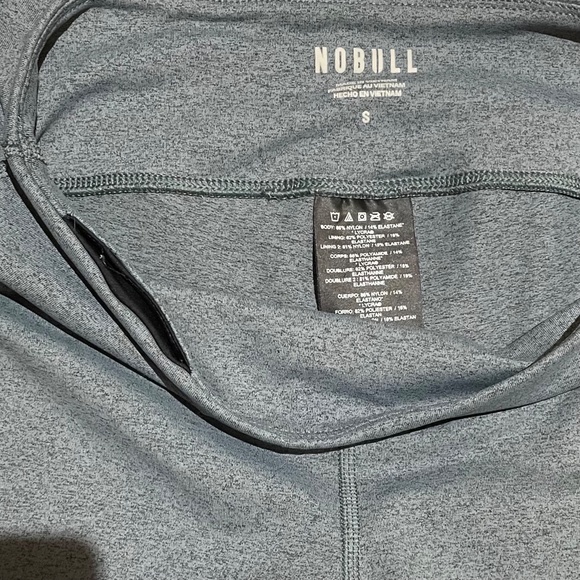 Nobull Women's Mid-Rise Plush Heather Tight 25" - Balsam Heather leggings / S - Picture 5 of 5